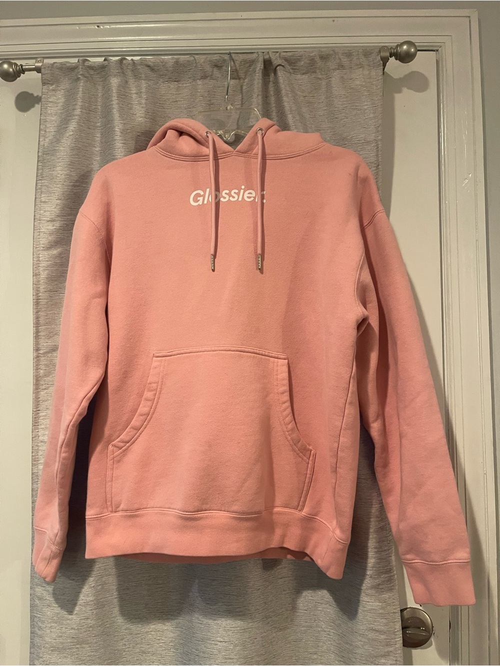 Glossier Pink Crewneck Hoodie